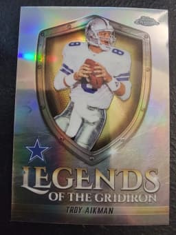 Troy Aikman #LOG-7 2025 Topps Chrome Football Legends of the Gridiron