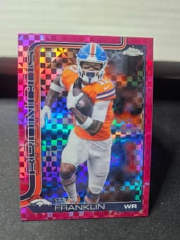 Troy Franklin #91 2025 Topps Chrome Football