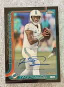 Tua Tagovailoa #BA-TTA 2025 Topps Chrome Football Base Cards Autograph Variation