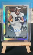 Ty Robinson #RRA-TYR Rookie Card 2025 Topps Chrome Football Rookie Autographs Variation