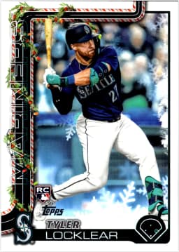 Tyler Locklear #H165 Rookie Card 2025 Topps Holiday