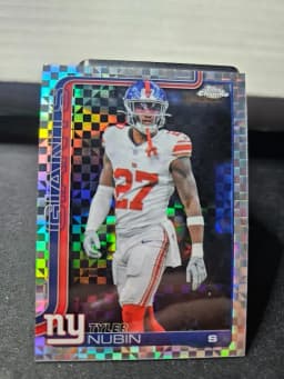 Tyler Nubin #231 2025 Topps Chrome Football