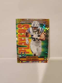 Tyler Warren #PP-35 Rookie Card 2025 Topps Chrome Football Power Players