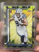 Tyler Warren #RR-8 Rookie Card 2025 Topps Chrome Football Chrome Radiating Rookies
