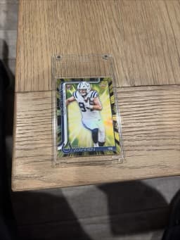 Tyler Warren #RR-8 Rookie Card 2025 Topps Chrome Football Chrome Radiating Rookies