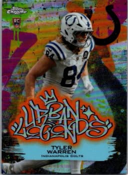 Tyler Warren #UL-27 Rookie Card 2025 Topps Chrome Football Urban Legends