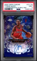 Tyrese Maxey #CH-TM 2025-26 Topps Chrome Basketball Chromographs