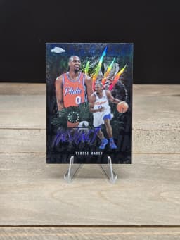 Tyrese Maxey #INS-6 2025-26 Topps Chrome Basketball Instinct