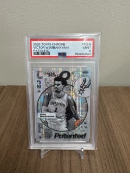 Victor Wembanyama #PD-9 2025-26 Topps Chrome Basketball Patented