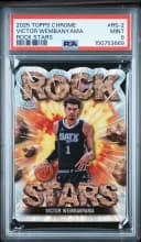 Victor Wembanyama #RS-2 2025-26 Topps Chrome Basketball Rock Stars