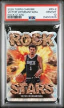 Victor Wembanyama #RS-2 2025-26 Topps Chrome Basketball Rock Stars