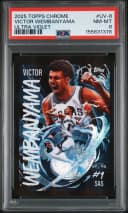 Victor Wembanyama #UV-8 2025-26 Topps Chrome Basketball Ultra Violet
