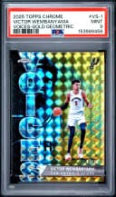 Victor Wembanyama #VS-1 2025-26 Topps Chrome Basketball Voices