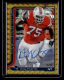 Vince Wilfork #CLA-VW 2025 Topps Chrome Football Chrome Legends Autographs