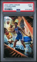 VJ Edgecombe #AD-3 Rookie Card 2025-26 Topps Chrome Basketball Advisory