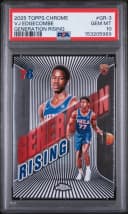 VJ Edgecombe #GR-3 Rookie Card 2025-26 Topps Chrome Basketball Generation Rising