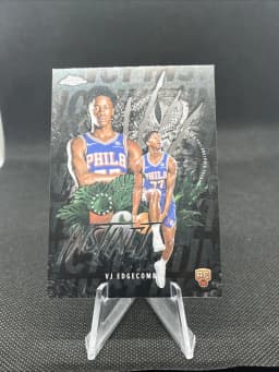 VJ Edgecombe #INS-13 Rookie Card 2025-26 Topps Chrome Basketball Instinct