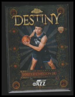 Walter Clayton Jr. #D-15 Rookie Card 2025-26 Topps Chrome Basketball Destiny