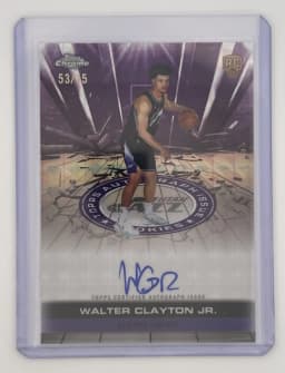 Walter Clayton Jr. #TAIR-WCJ Rookie Card 2025-26 Topps Chrome Basketball Topps Autograph Issue Rookies
