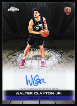 Walter Clayton Jr. #TAUR2-WCJ Rookie Card 2025-26 Topps Chrome Basketball Topps Autograph Issue Rookies 2