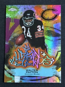 Walter Payton #UL-30 2025 Topps Chrome Football Urban Legends