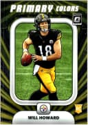 Will Howard #13 2025 Donruss Optic Rookie Primary Colors