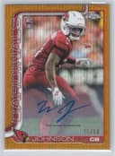 Will Johnson #RRA-WJ Rookie Card 2025 Topps Chrome Football Rookie Autographs Variation