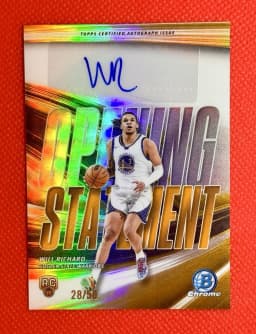 Will Richard #TAIR-WIR Rookie Card 2025-26 Topps Chrome Basketball Topps Autograph Issue Rookies