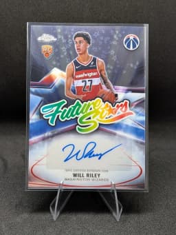 Will Riley #FS-WR Rookie Card 2025-26 Topps Chrome Basketball Future Stars Autographs