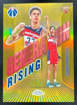 Will Riley #GR-11 Rookie Card 2025-26 Topps Chrome Basketball Generation Rising