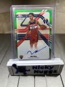 Will Riley #NS-WR Rookie Card 2025-26 Topps Chrome Basketball Next Stop Signatures