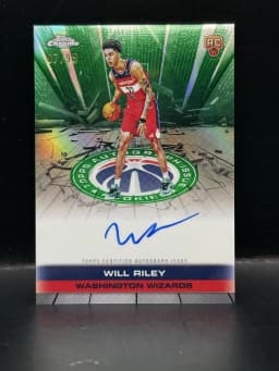 Will Riley #TAUR2-WR Rookie Card 2025-26 Topps Chrome Basketball Topps Autograph Issue Rookies 2