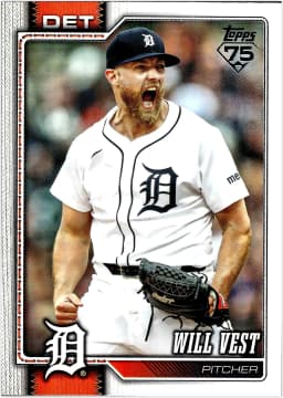 Will Vest #121 2026 Topps Series 1