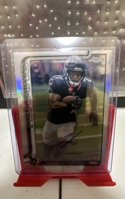 Woody Marks #RA-WMA Rookie Card 2025 Topps Chrome Football Rookies Autograph Variation