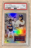Wyatt Langford #HFA-24 2024 Topps Update Series Baseball Home Field Advantage