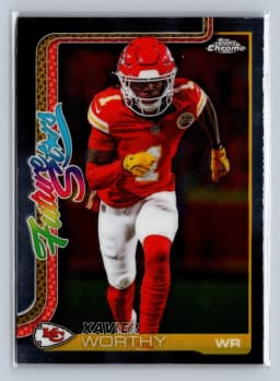 Xavier Worthy #FS-5 2025 Topps Chrome Football Future Stars