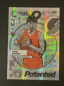 Yang Hansen #PD-26 Rookie Card 2025-26 Topps Chrome Basketball Patented