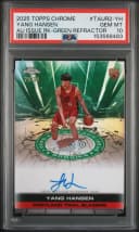 Yang Hansen #TAUR2-YH Rookie Card 2025-26 Topps Chrome Basketball Topps Autograph Issue Rookies 2