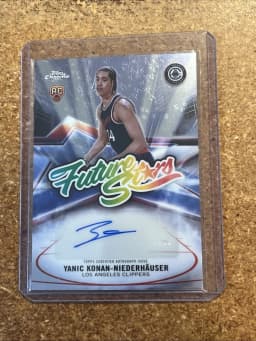 Yanic Konan-Niederhäuser #FS-YKN Rookie Card 2025-26 Topps Chrome Basketball Future Stars Autographs