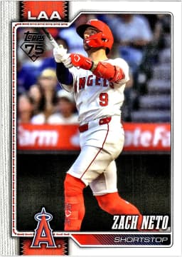 Zach Neto #230 2026 Topps Series 1