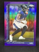 Zay Flowers #22 2025 Topps Chrome Football