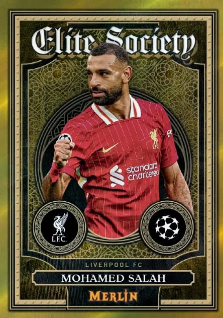 2024-25 Topps Merlin UEFA Club Competitions checklist card preview