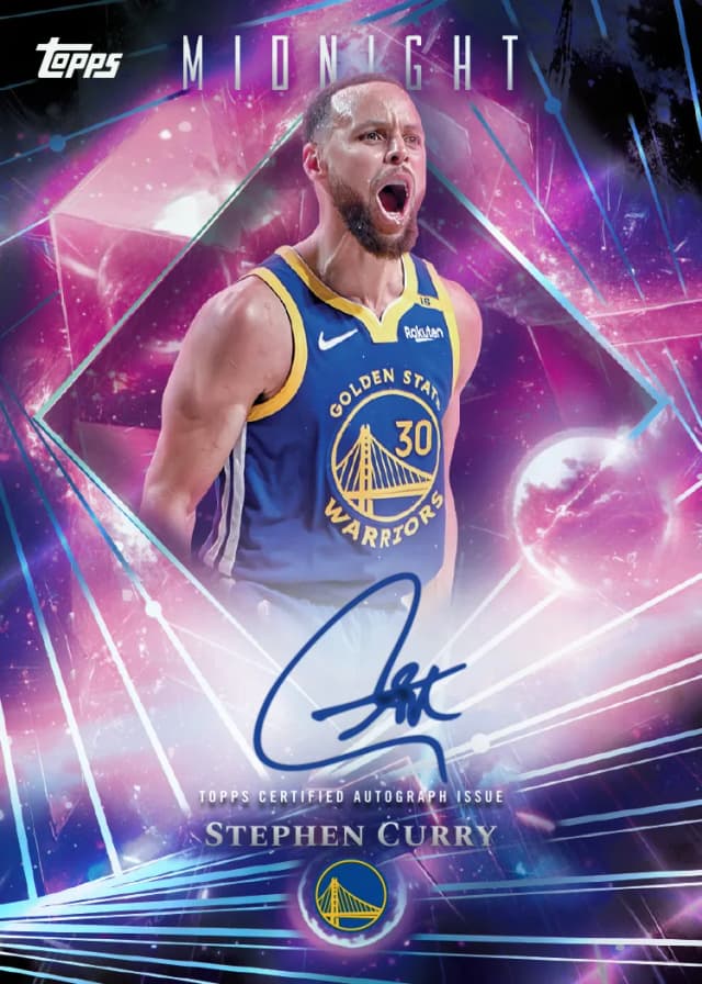 2025-26 Topps Midnight Basketball checklist card preview