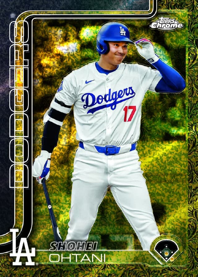 2025 Topps Gilded Collection checklist card preview